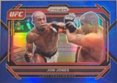 Jon Jones 2023 Panini Prizm UFC Base #74 Blue