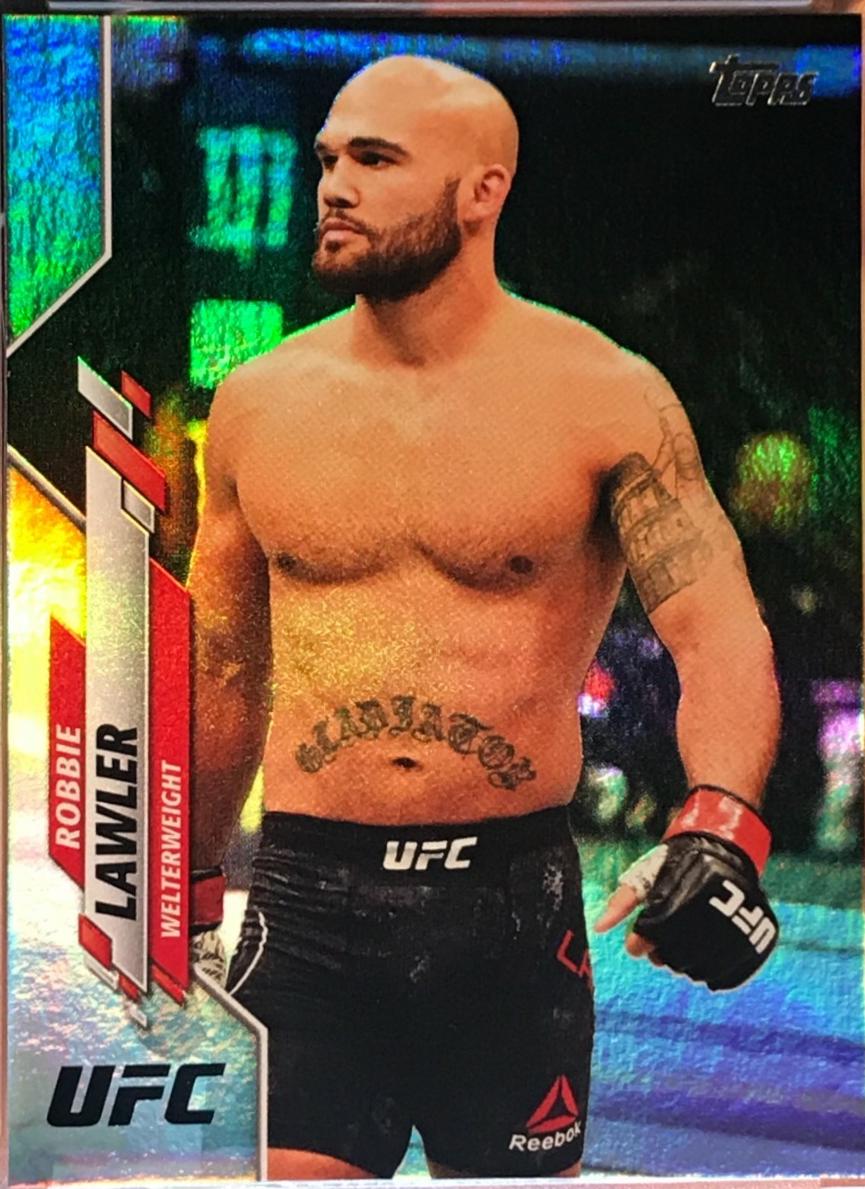 Robbie Lawler 2020 Topps UFC Base #42 Rainbow Foil