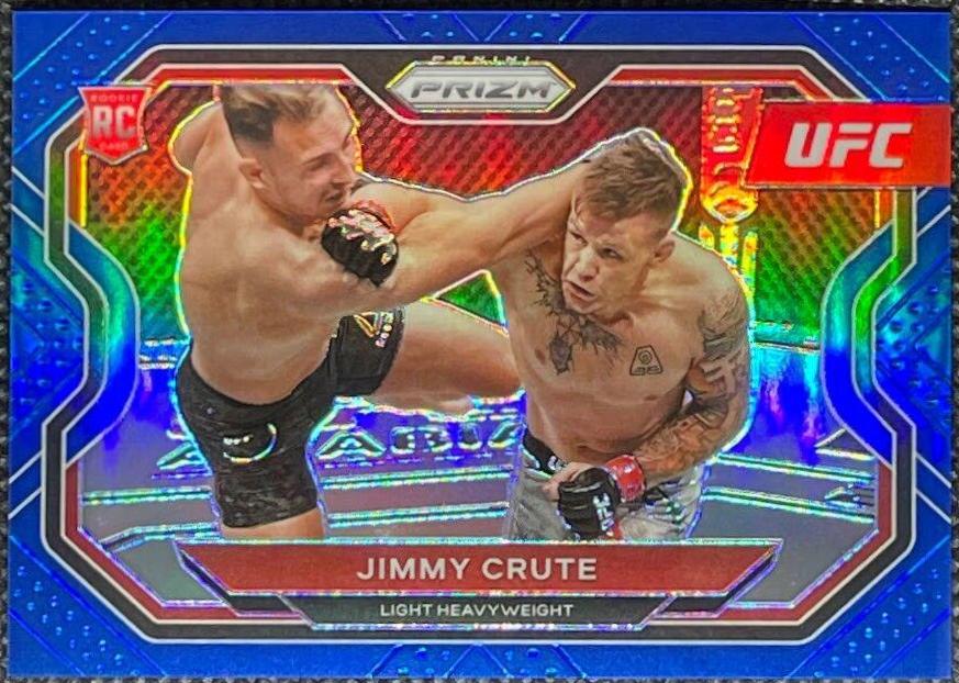 Jimmy Crute 2021 Panini Prizm UFC Base #170 Blue