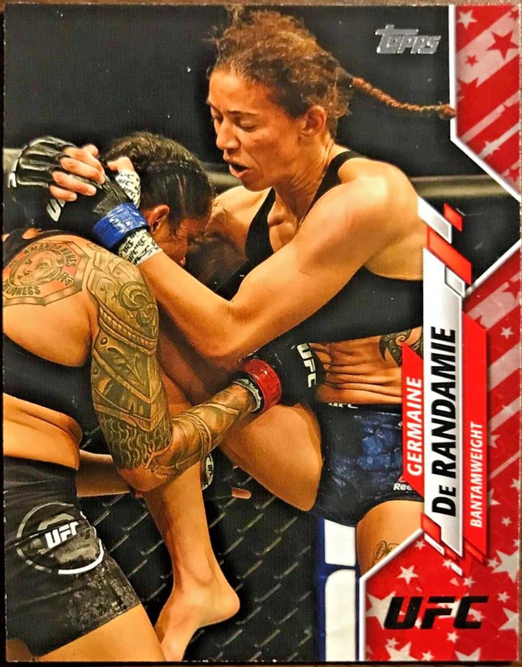 Germaine de Randamie 2020 Topps UFC Base #18 Red