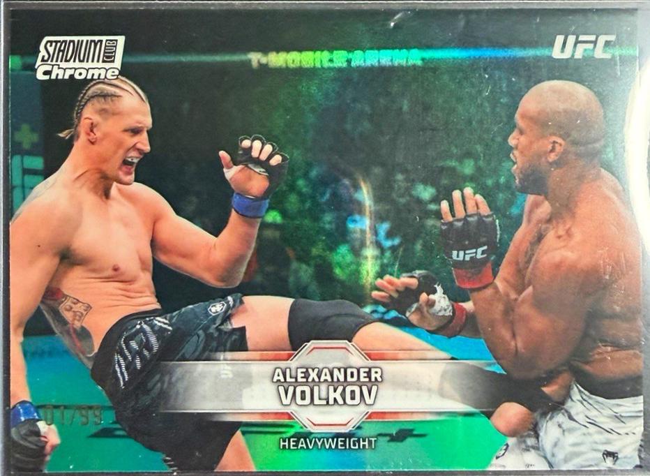 Alexander Volkov 2026 Topps Stadium Club UFC Chrome Base #CB-74 Turquoise Refractor