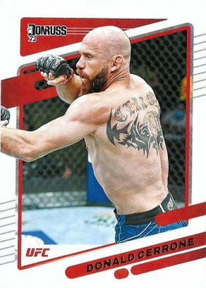 Donald Cerrone 2022 Panini Donruss UFC Base #19 Pink Laser