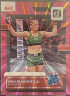 Erin Blanchfield 2023 Panini Donruss UFC Base #217 Pink Laser