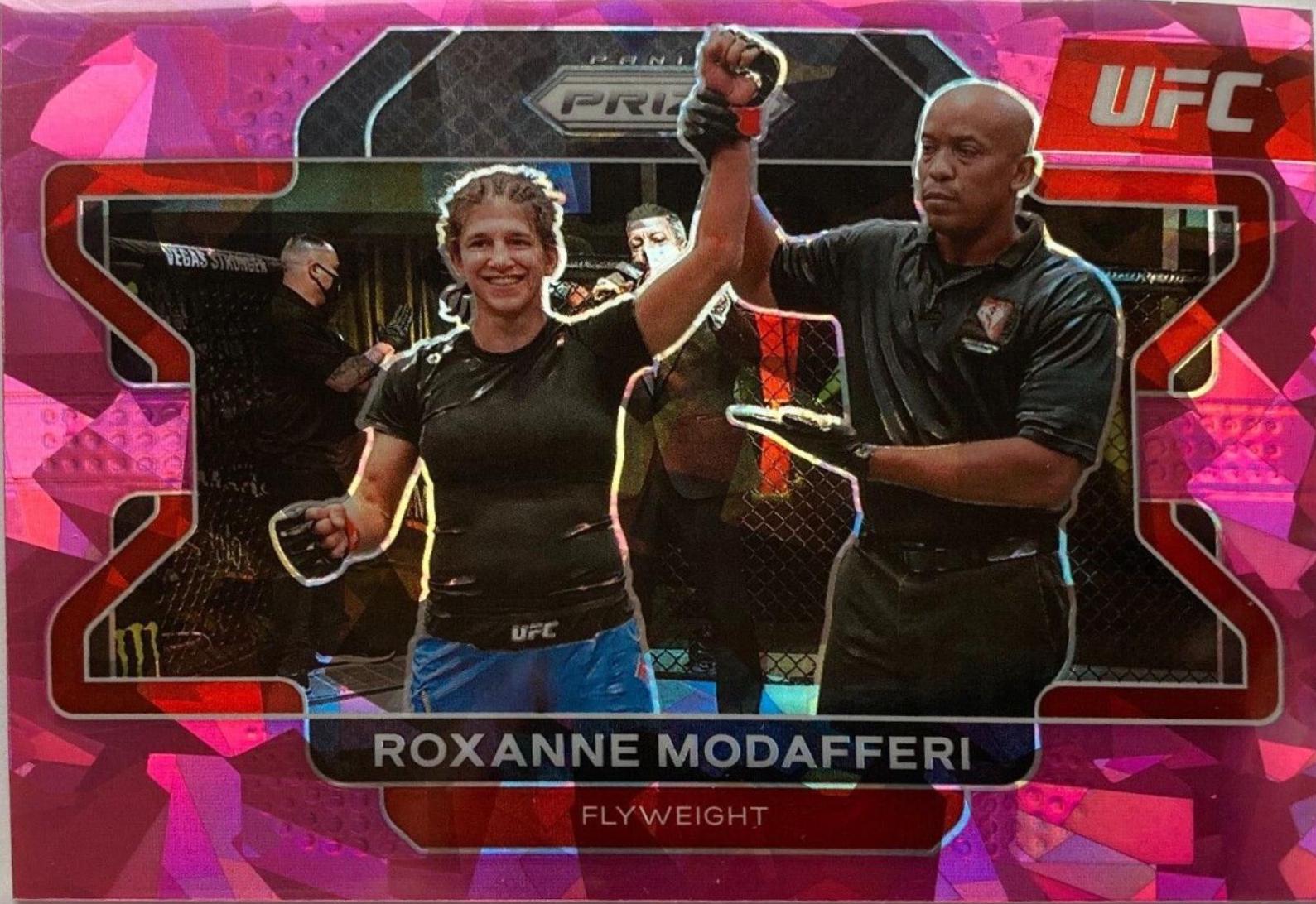 Roxanne Modafferi 2022 Panini Prizm UFC Base #40 Pink Ice