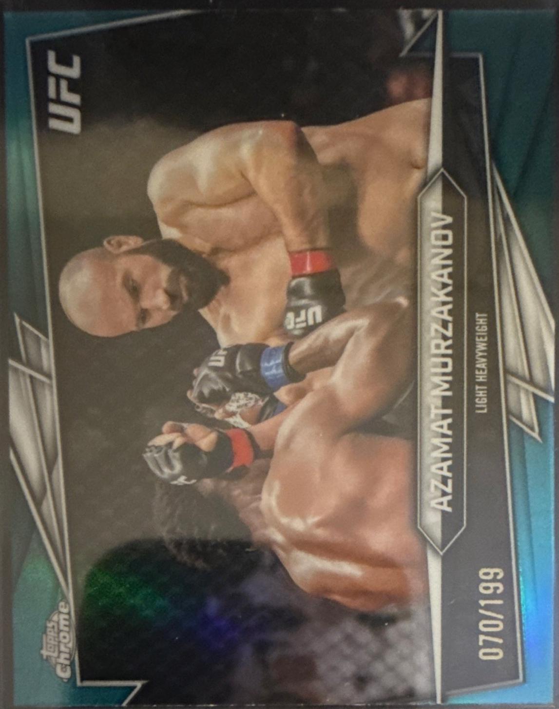 Azamat Murzakanov 2026 Topps Chrome UFC Base #19 Teal Refractor