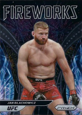 Jan Błachowicz 2022 Panini Prizm UFC Fireworks #19 Black