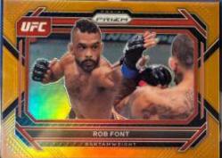 Rob Font 2023 Panini Prizm UFC Base #21 Orange
