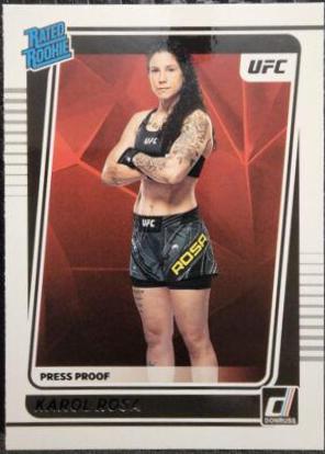 Karol Rosa 2022 Panini Donruss UFC Base #217 Silver