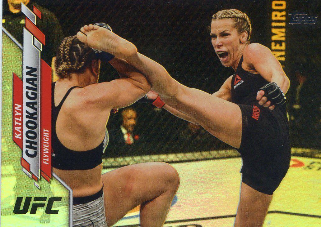 Katlyn Cerminara 2020 Topps UFC Base #72 Rainbow Foil