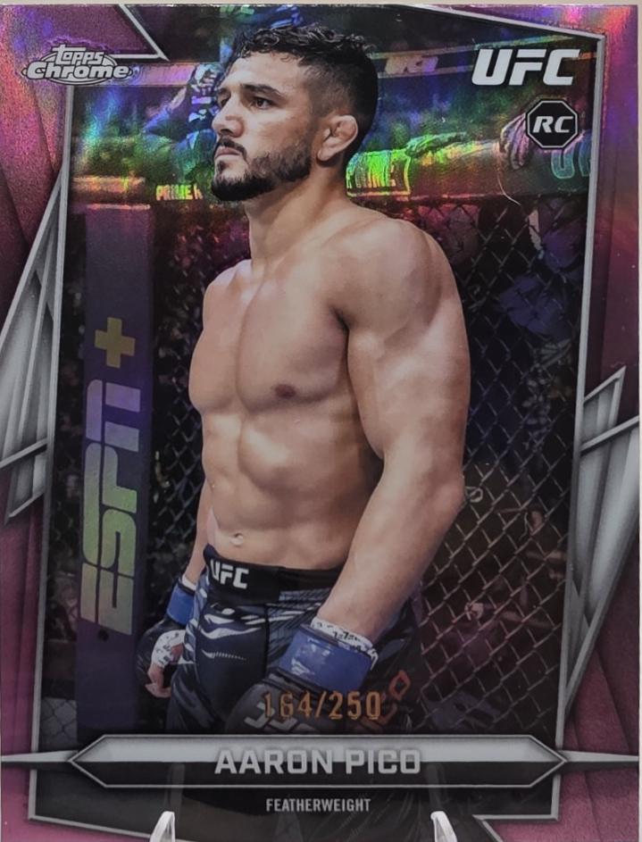 Aaron Pico 2026 Topps Chrome UFC Base #88 Pink Refractor