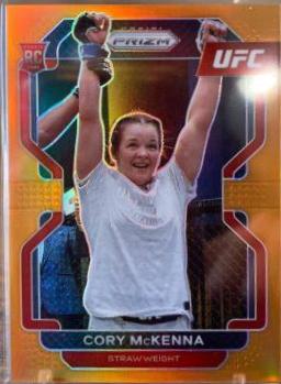 Cory McKenna 2022 Panini Prizm UFC Base #131 Orange