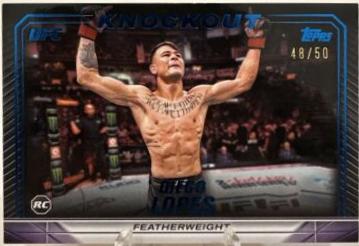 Diego Lopes 2024 Topps Knockout UFC Base #13 Blue