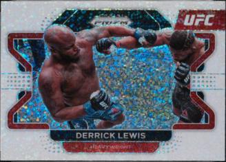 Derrick Lewis 2022 Panini Prizm UFC Base #1 White Sparkle