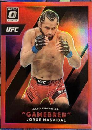 Jorge Masvidal 2022 Panini Donruss Optic UFC Also Known As #10 Purple
