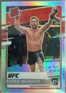 Pedro Munhoz 2021 Panini Chronicles UFC Base Optic Rated Rookies #204 Silver