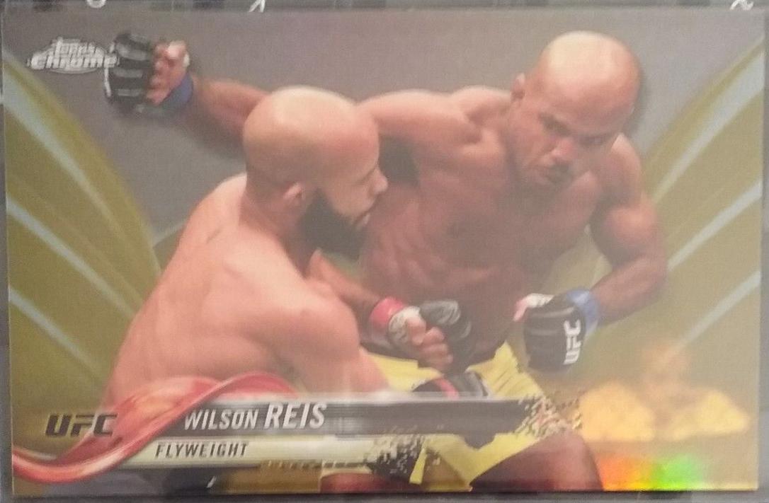 Wilson Reis 2018 Topps Chrome UFC Base #55 Gold