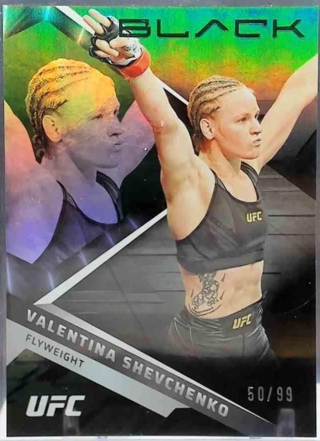 Valentina Shevchenko 2022 Panini Chronicles UFC Base Contenders Optic Season Ticket #364 Green