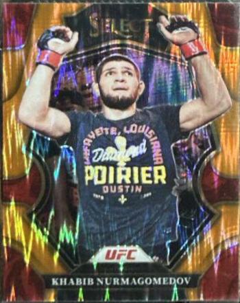 Khabib Nurmagomedov 2023 Panini Select UFC Octagonside #203 Orange Flash