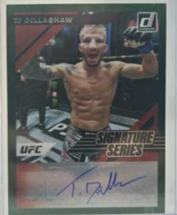 TJ Dillashaw 2022 Panini Donruss UFC Signature Series #11 Green
