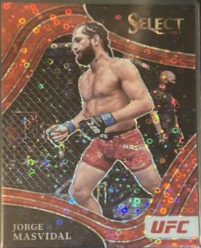 Jorge Masvidal 2022 Panini Select UFC Octagonside #257 Red Disco