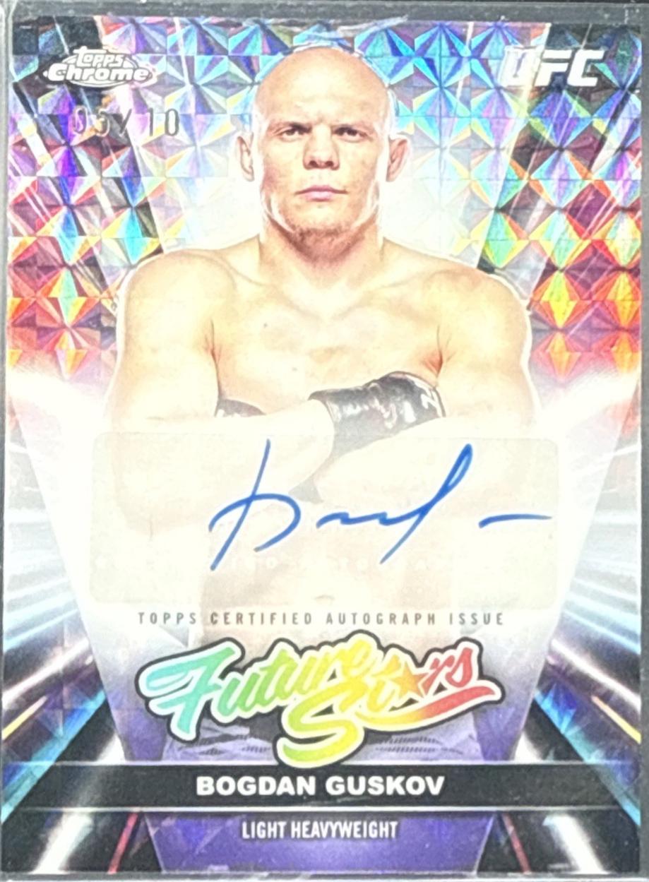 Bogdan Guskov 2026 Topps Chrome UFC Future Stars Autographs #FSA-BG Black Refractor