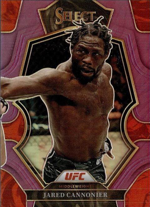 Jared Cannonier 2023 Panini Select UFC Premier Level #193 Purple