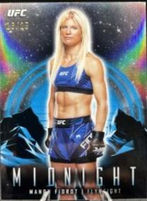 Manon Fiorot 2024 Topps Midnight UFC Base #61 Moonrise