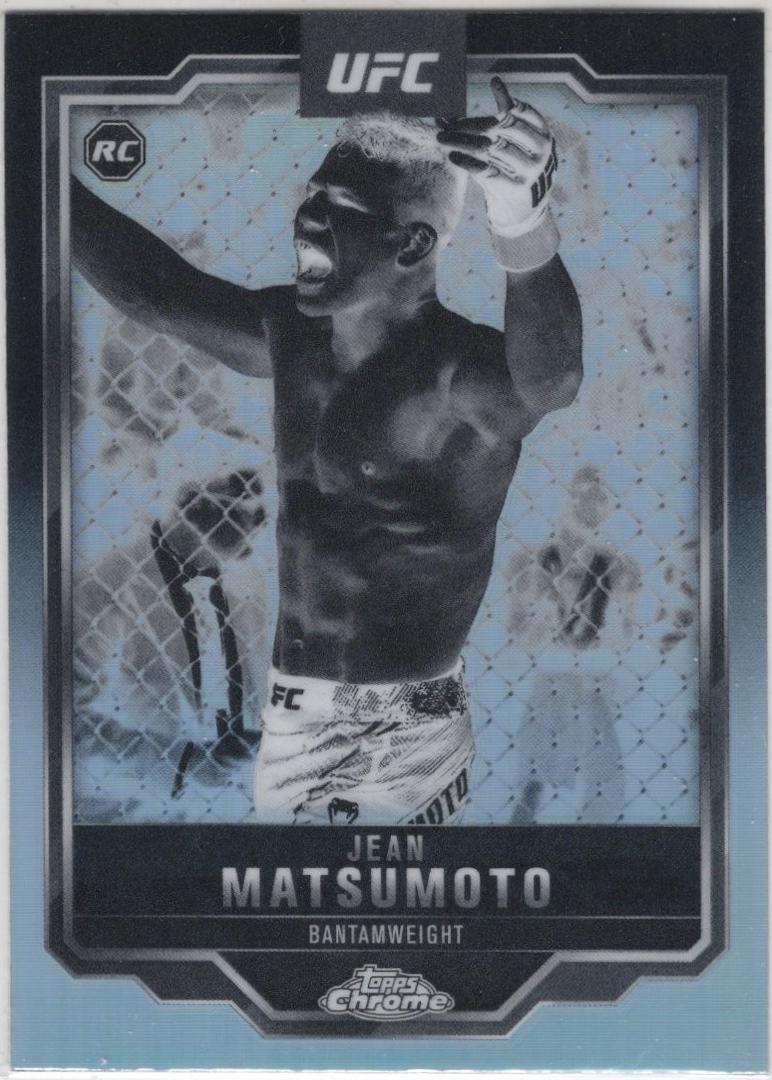 Jean Matsumoto 2025 Topps Chrome UFC Base #52 Negative Refractor