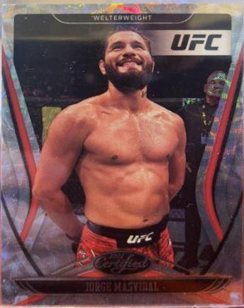 Jorge Masvidal 2021 Panini Chronicles UFC Base Certified #138 Asia