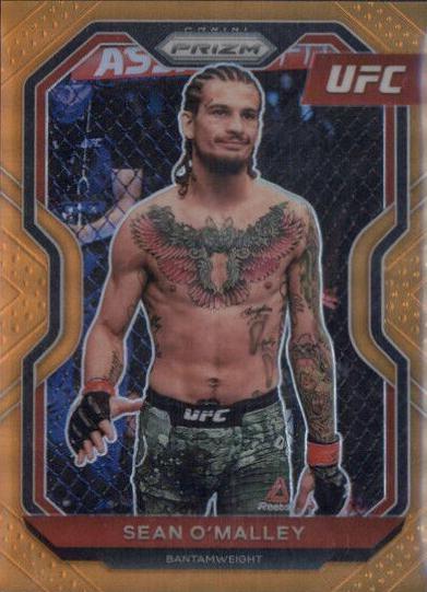 Sean O'Malley 2021 Panini Prizm UFC Base #61 Orange