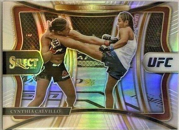 Cynthia Calvillo 2021 Panini Select UFC Premier Level #194 Silver