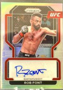 Rob Font 2022 Panini Prizm UFC Signatures #14 Silver