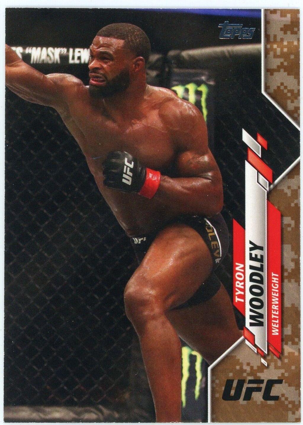 Tyron Woodley 2020 Topps UFC Base #41 Camo