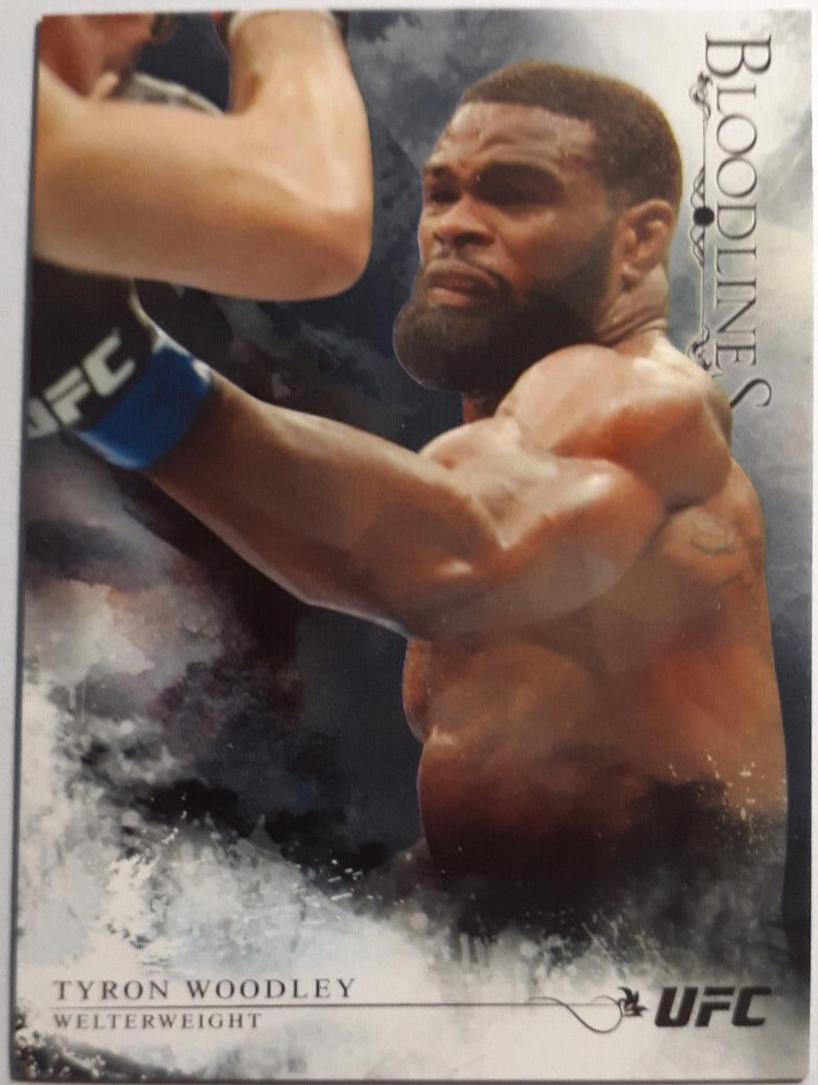 Tyron Woodley 2014 Topps UFC Bloodlines Base #123 Black