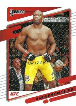 Anderson Silva 2022 Panini Donruss UFC Base #71 Silver