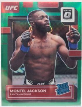 Montel Jackson 2023 Panini Donruss Optic UFC Base #131 Green