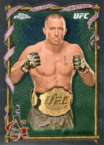Georges St-Pierre 2024 Topps Chrome UFC Allen & Ginter #AAG-17 Superfractor