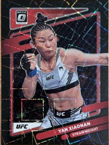 Yan Xiaonan 2022 Panini Donruss Optic UFC Base #31 Black Velocity