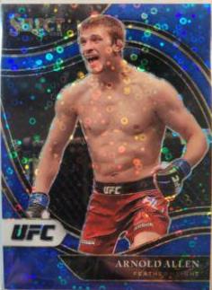 Arnold Allen 2021 Panini Select UFC Octagonside #256 Blue Disco
