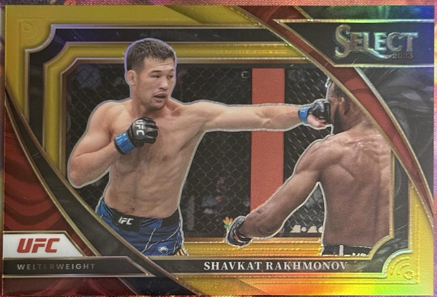 Shavkat Rakhmonov 2023 Panini Select UFC Mezzanine #312 Gold