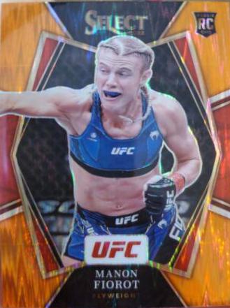 Manon Fiorot 2022 Panini Select UFC Premier Level #165 Orange Flash