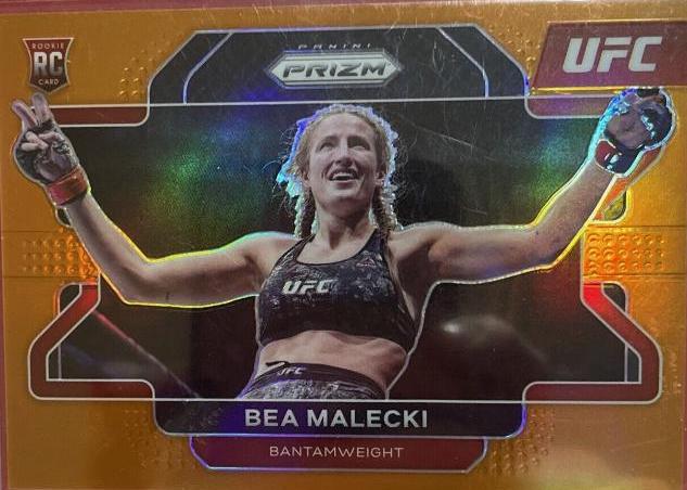 Bea Malecki 2022 Panini Prizm UFC Base #17 Orange