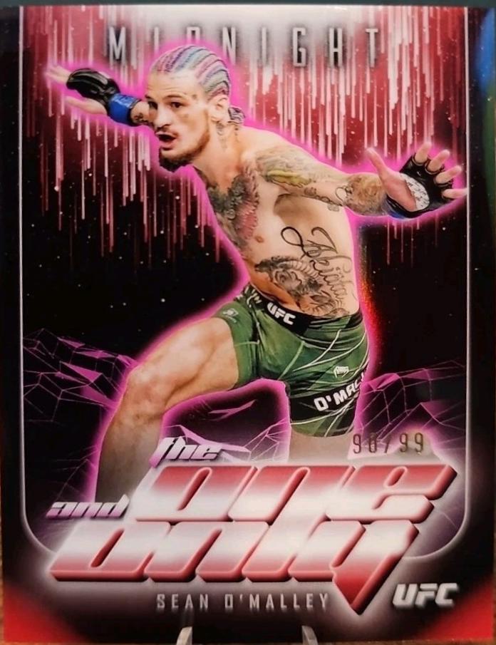 Sean O'Malley 2024 Topps Midnight UFC The One and Only #TO-12 Twilight