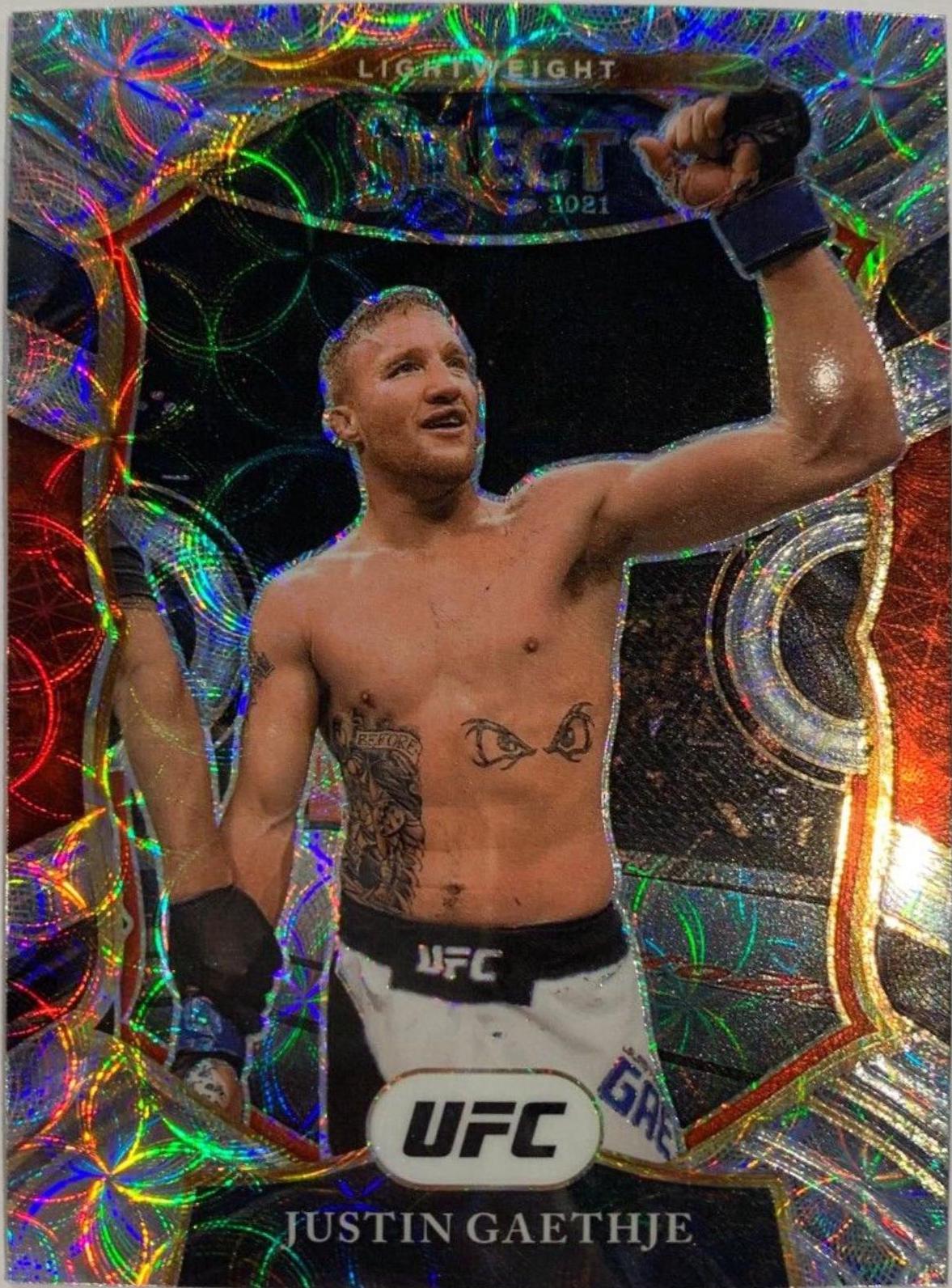 Justin Gaethje 2021 Panini Select UFC Concourse #95 Scope