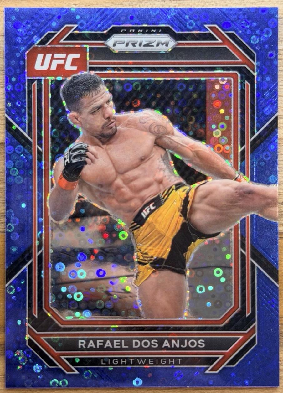 Rafael Dos Anjos 2023 Panini Prizm Under Card UFC Base #194 Blue