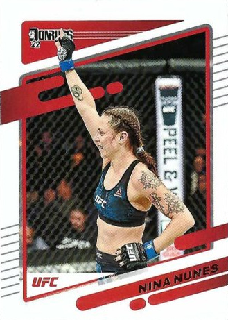 Nina Nunes 2022 Panini Donruss UFC Base #191 Press Proof Purple