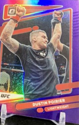 Dustin Poirier 2022 Panini Donruss Optic UFC Base #2 Purple