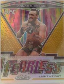 Conor McGregor 2021 Panini Prizm UFC Fearless #1 Gold