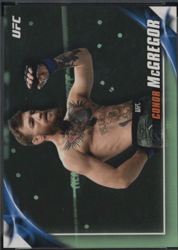 Conor McGregor 2019 Topps UFC Knockout Base #25 Green