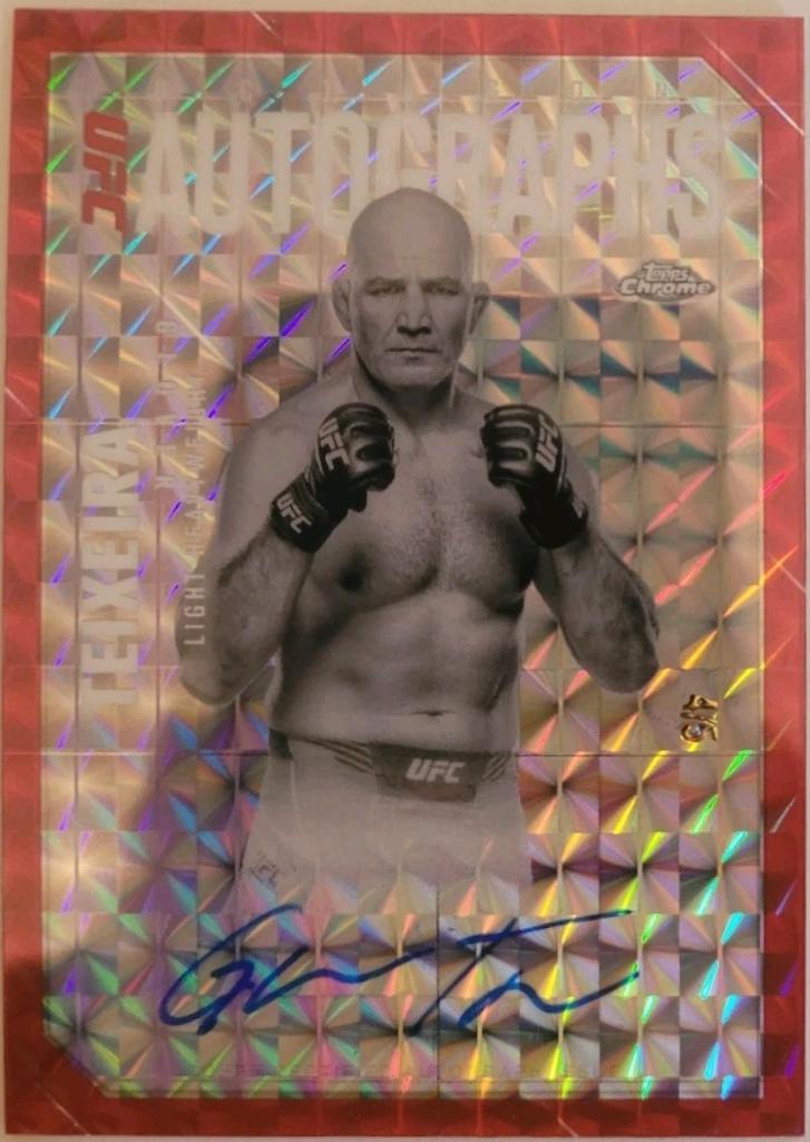 Glover Teixeira 2025 Topps Chrome UFC Octagon Legends Autographs #OLA-GT Superfractor